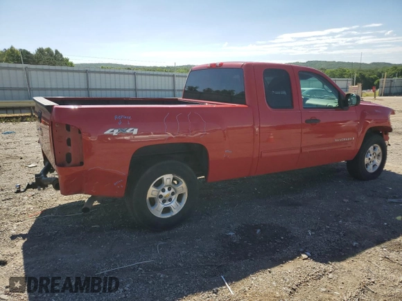 2009 Chevrolet Silverado 1500 LT with VIN 1GCEK29J59Z277579, listed as a Copart auction lot 57844054 with 237,306 mi miles and Salvage Title. Bid and sale history available at carsss.com. Image 3.
