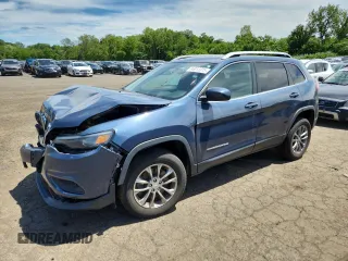 2019 Jeep Cherokee Latitude Plus with VIN 1C4PJMLB3KD401876, listed as a Copart auction lot 65013375 with 45,635 mi miles and Salvage title. Bid and sale history available at DreamBid. Image 1.