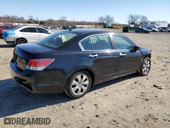2010 Honda Accord Sdn EX-L with VIN 1HGCP3F89AA019733, listed as a Copart auction lot 49500985 with 159,974 mi miles and Salvage Title. Bid and sale history available at carsss.com. Image 3.