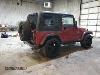 1999 Jeep Wrangler SE with VIN 1J4FY29P4XP476343, listed as a Copart auction lot 88799545 with 99,782 mi miles and Salvage Title. Bid and sale history available at carsss.com. Image 3.