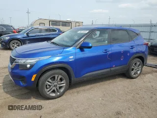 2021 Kia Seltos LX with VIN KNDEPCAA6M7176235, listed as a Copart auction lot 60314545 with 30,819 mi miles and Salvage title. Bid and sale history available at DreamBid. Image 1.