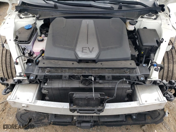 2023 Kia EV6 GT with VIN KNDC5DLE3P5132244, listed as a Copart auction lot 65258414 with 14,206 mi miles and Salvage Title. Bid and sale history available at carsss.com. Image 12.