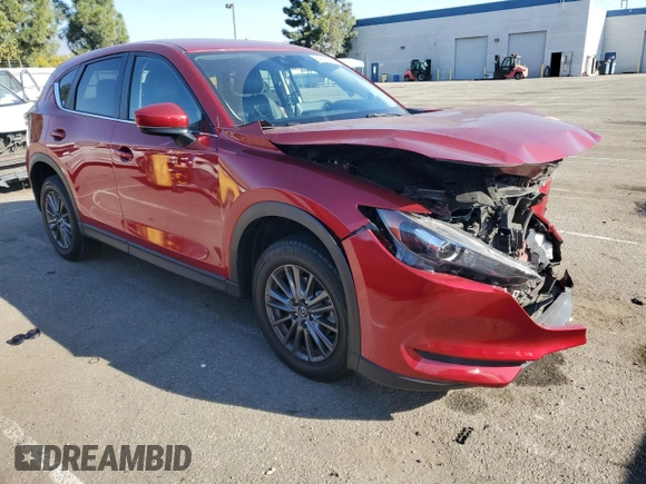 2021 Mazda CX-5 Touring with VIN JM3KFACM8M0369763, listed as a Copart auction lot 84081314 with 54,715 mi miles and Salvage Title. Bid and sale history available at carsss.com. Image 4.