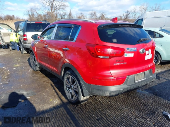 2014 Kia Sportage EX с VIN KNDPCCAC2E7643335, выставлен на аукционе IAAI как лот 41566421 с пробегом 113 558 миль миль и . История ставок и продаж доступна на DreamBid. Изображение 3.