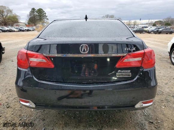 2015 Acura RLX Advance Pkg with VIN JH4KC1F94FC000522, listed as a Copart auction lot 50071195 with 109,177 mi miles and Salvage Title. Bid and sale history available at carsss.com. Image 6.