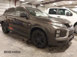 2020 Mitsubishi Outlander Sport ES 2.0 with VIN JA4AP3AU5LU025003, listed as a IAAI auction lot 41174862 with 143,047 mi miles. Bid and sale history available at carsss.com. Image 1.