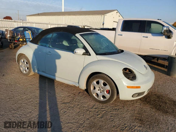2006 Volkswagen Beetle with VIN 3VWRF21Y36M305470, listed as a Copart auction lot 76891534 with 284,610 mi miles and Salvage Title. Bid and sale history available at DreamBid. Image 4.