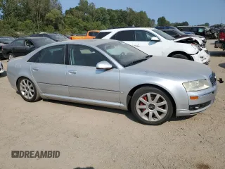 2005 Audi A8 4.2L z VIN WAULL44E55N010807, wystawiony jako Copart lot #70617494 z przebiegiem Nie podano mil oraz Czysty tytuł • Clean title. Historia ofert i sprzedaży dostępna na DreamBid. Obrazek 4.