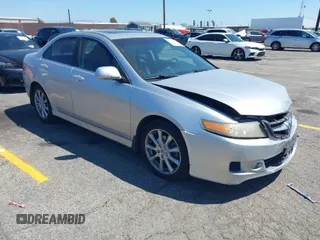 2007 Acura TSX with VIN JH4CL96867C008813, listed as a IAAI auction lot 42001188 with 187,244 mi miles. Bid and sale history available at carsss.com. Image 1.