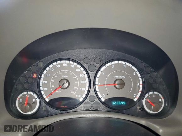 2005 Jeep Liberty Sport with VIN 1J4GK48K45W664323, listed as a Copart auction lot 53851855 with 323,695 mi miles and Salvage Title. Bid and sale history available at DreamBid. Image 9.