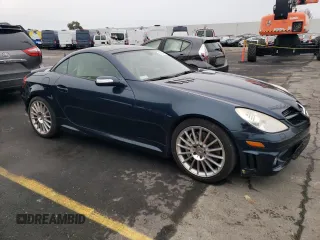2006 Mercedes-Benz SLK-Class 5.5L AMG with VIN WDBWK73FX6F101788, listed as a Copart auction lot 86853414 with 51,995 mi miles and Salvage Title. Bid and sale history available at carsss.com. Image 4.