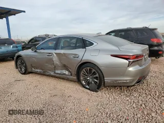 2020 Lexus LS with VIN JTHD51FF6L5011952, listed as a Copart auction lot 87452454 with 36,517 mi miles and Salvage Title. Bid and sale history available at carsss.com. Image 2.