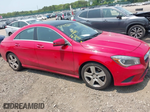 2015 Mercedes-Benz CLA 250 with VIN WDDSJ4GBXFN223295, listed as a IAAI auction lot 42455611 with 38,805 mi miles and . Bid and sale history available at DreamBid. Image 12.