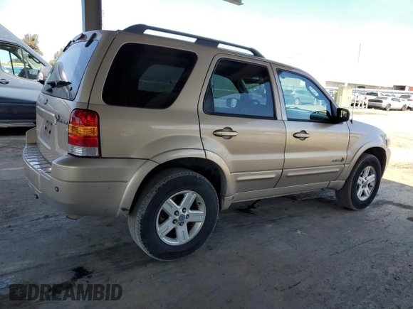 2007 Ford Escape Hybrid with VIN 1FMCU49H27KB80996, listed as a Copart auction lot 50178495 with 161,080 mi miles and Salvage Title. Bid and sale history available at carsss.com. Image 3.
