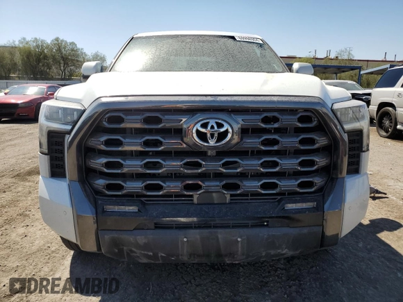 2022 Toyota Tundra 2WD Platinum with VIN 5TFNA5AB1NX011149, listed as a Copart auction lot 69998904 with 44,522 mi miles and Salvage Title. Bid and sale history available at carsss.com. Image 5.