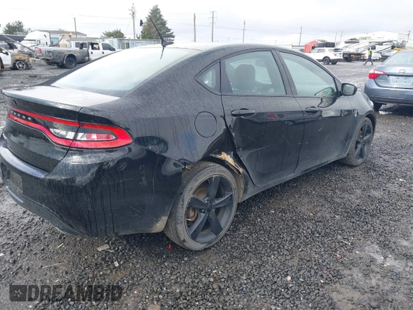 2015 Dodge Dart SXT with VIN 1C3CDFBB8FD267363, listed as a IAAI auction lot 41493009 with 62,268 mi miles. Bid and sale history available at carsss.com. Image 4.
