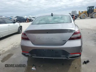 2024 Genesis G70 Sport Advanced with VIN KMTG54SE8RU138988, listed as a Copart auction lot 42835125 with 6,200 mi miles and Salvage Title. Bid and sale history available at DreamBid. Image 6.