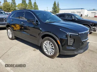 2024 Cadillac XT4 FWD Luxury with VIN 1GYAZAR46RF222794, listed as a Copart auction lot 47047765 with 0 mi miles and Salvage Title. Bid and sale history available at carsss.com. Image 4.