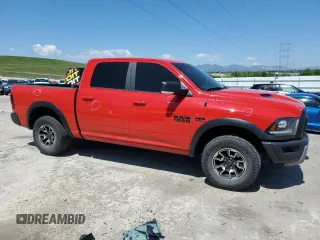 2018 Ram 1500 Rebel with VIN 1C6RR7YT2JS197612, listed as a Copart auction lot 60062745 with 60,591 mi miles and Salvage title. Bid and sale history available at DreamBid. Image 4.