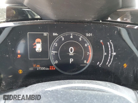 2022 Lexus NX with VIN JTJAGCEZ1N5001125, listed as a Copart auction lot 72358244 with 27,330 mi miles and Salvage Title. Bid and sale history available at carsss.com. Image 9.