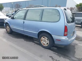 1997 Nissan Quest XE with VIN 4N2DN1117VD801599, listed as a IAAI auction lot 41558507 with 205,064 mi miles. Bid and sale history available at carsss.com. Image 3.