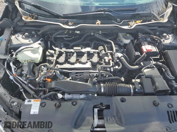 2017 Honda Civic EX-T with VIN 19XFC1E36HE019696, listed as a Copart auction lot 78123564 with 79,698 mi miles and Salvage Title. Bid and sale history available at DreamBid. Image 11.