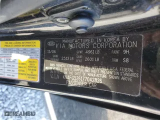2007 Kia Rondo EX with VIN KNAFG526177042826, listed as a Copart auction lot 74536164 with 219,103 mi miles and Salvage Title. Bid and sale history available at carsss.com. Image 15.