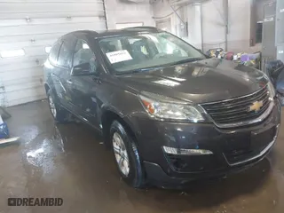 2015 Chevrolet Traverse LS with VIN 1GNKRFEDXFJ194947, listed as a IAAI auction lot 41805816 with 210,457 mi miles. Bid and sale history available at carsss.com. Image 1.