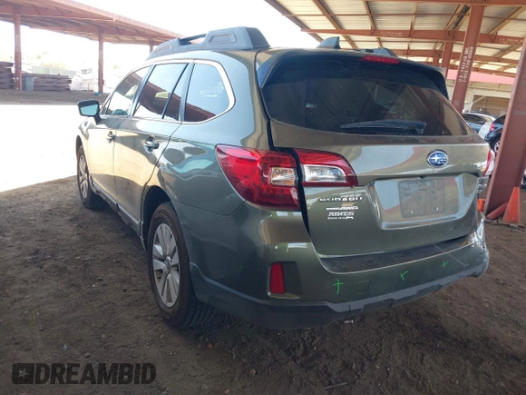 2017 Subaru Outback Premium with VIN 4S4BSACC3H3400851, listed as a IAAI auction lot 42518625 with 89,499 mi miles and . Bid and sale history available at DreamBid. Image 3.