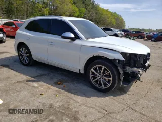 2022 Audi SQ5 Premium with VIN WA1A4AFY3N2043006, listed as a Copart auction lot 49631834 with 27,201 mi miles and . Bid and sale history available at DreamBid. Image 4.