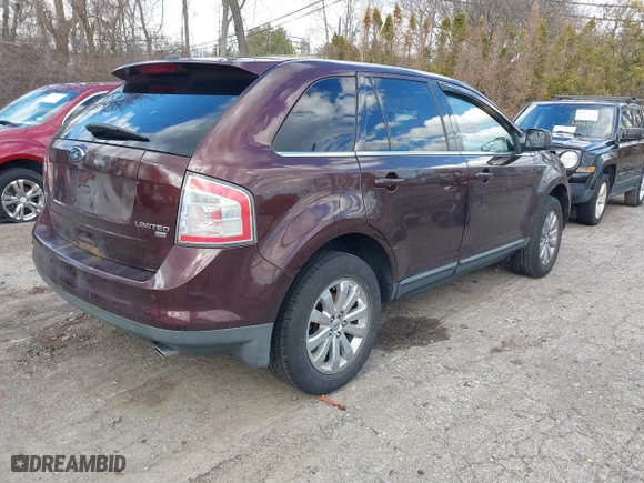 2009 Ford Edge Limited with VIN 2FMDK49C89BB03710, listed as a IAAI auction lot 41876833 with 202,157 mi miles. Bid and sale history available at carsss.com. Image 4.