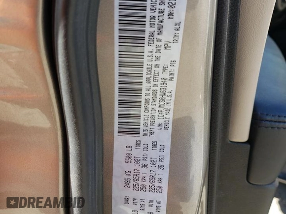 2017 Jeep Cherokee Latitude with VIN 1C4PJMCS0HW631940, listed as a Copart auction lot 76422654 with 58,220 mi miles and Salvage Title. Bid and sale history available at DreamBid. Image 15.