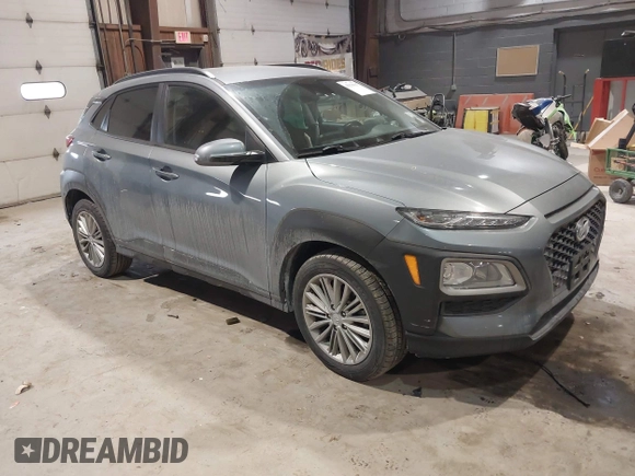 2021 Hyundai Kona SEL with VIN KM8K2CAA3MU661821, listed as a IAAI auction lot 41325067 with 37,638 mi miles. Bid and sale history available at carsss.com. Image 1.