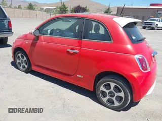 2014 FIAT 500e with VIN 3C3CFFGE7ET225188, listed as a IAAI auction lot 42773711 with 47,581 mi miles and . Bid and sale history available at DreamBid. Image 3.