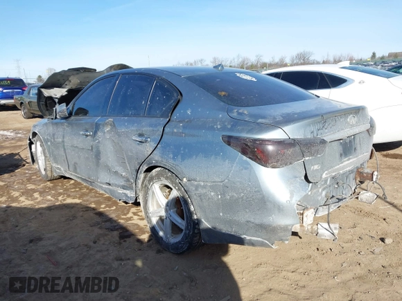 2014 Infiniti Q50 Premium with VIN JN1BV7AR7EM695001, listed as a IAAI auction lot 41429791 with 123,572 mi miles. Bid and sale history available at carsss.com. Image 14.