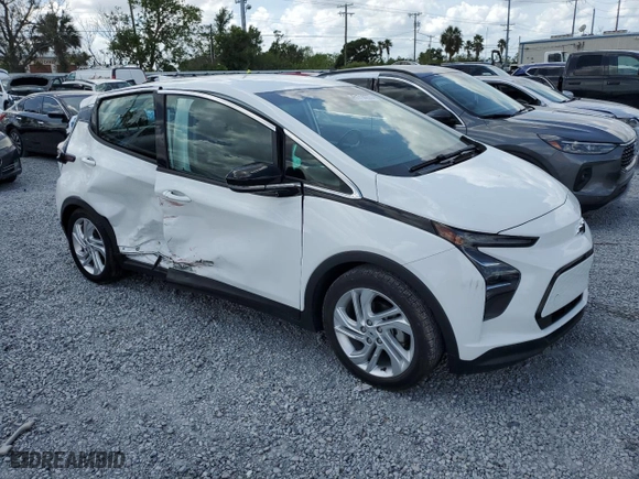 2023 Chevrolet Bolt EV 1LT with VIN 1G1FW6S06P4132944, listed as a Copart auction lot 51714275 with 21,874 mi miles and Clean Title. Bid and sale history available at carsss.com. Image 4.