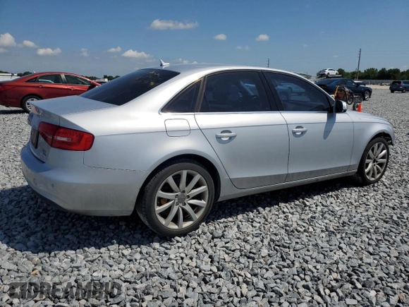 2013 Audi A4 Premium Plus with VIN WAUFFAFL8DN005923, listed as a Copart auction lot 50873315 with 230,594 mi miles and Salvage Title. Bid and sale history available at carsss.com. Image 3.