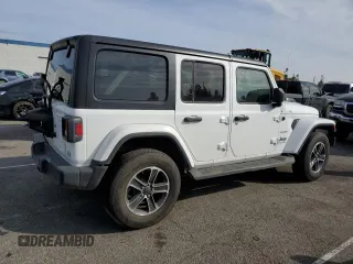 2023 Jeep Wrangler Sahara with VIN 1C4HJXEN7PW701607, listed as a Copart auction lot 43433985 with 13,376 mi miles and Clean Title. Bid and sale history available at carsss.com. Image 3.