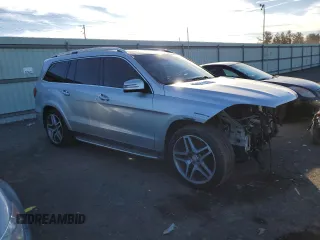 2017 Mercedes-Benz GLS with VIN 4JGDF7DE1HA752998, listed as a Copart auction lot 40617673 with 73,946 mi miles. Bid and sale history available at carsss.com. Image 4.