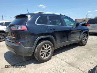 2019 Jeep Cherokee Latitude Plus with VIN 1C4PJMLBXKD233718, listed as a Copart auction lot 58933435 with 56,413 mi miles and Salvage title. Bid and sale history available at DreamBid. Image 3.