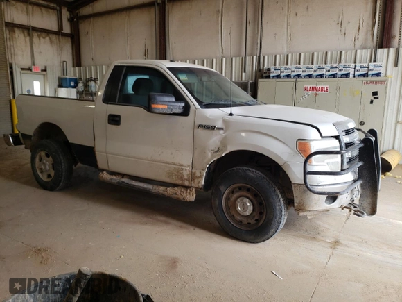 2014 Ford F-150 XL with VIN 1FTMF1EM7EKD50965, listed as a Copart auction lot 49637455 with 128,797 mi miles and Clean Title. Bid and sale history available at DreamBid. Image 4.