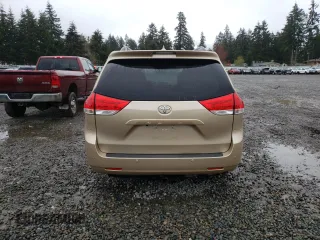 2011 Toyota Sienna XLE AAS with VIN 5TDYK3DC7BS124835, listed as a Copart auction lot 52324145 with 119,260 mi miles and Salvage Title. Bid and sale history available at carsss.com. Image 6.