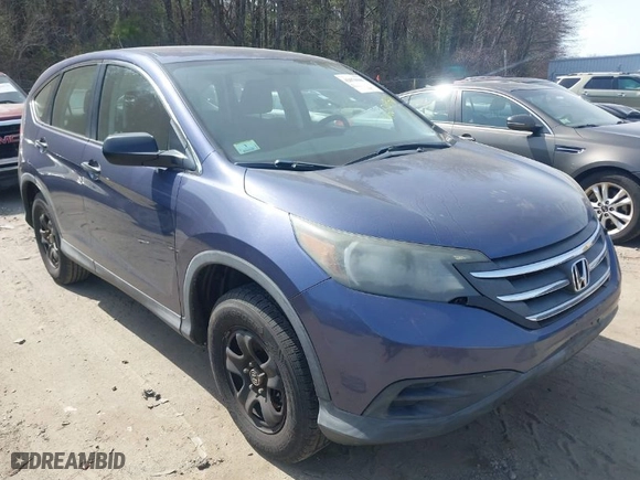 2013 Honda CR-V LX with VIN 2HKRM4H38DH658563, listed as a IAAI auction lot 42076946 with 201,334 mi miles. Bid and sale history available at carsss.com. Image 1.