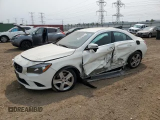 2015 Mercedes-Benz CLA 250 with VIN WDDSJ4GB0FN177766, listed as a Copart auction lot 58659135 with 54,423 mi miles and Salvage title. Bid and sale history available at DreamBid. Image 1.