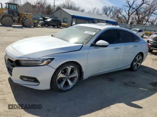 2019 Honda Accord Touring with VIN 1HGCV2F97KA028859, listed as a Copart auction lot 47050995 with 110,001 mi miles and Salvage title. Bid and sale history available at DreamBid. Image 1.