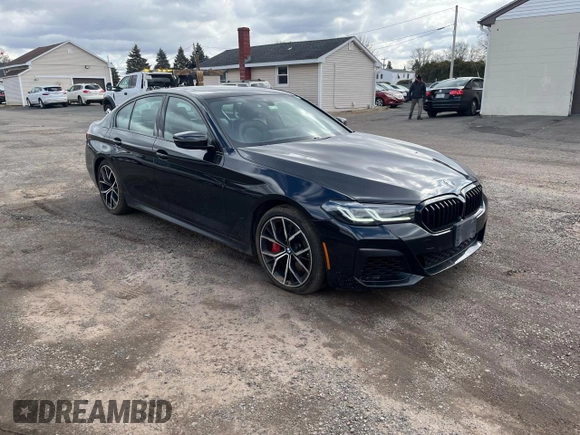 2023 BMW 5 Series 540i xDrive with VIN WBA73BJ06PWX86780, listed as a Copart auction lot 48510235 with 87,477 mi miles and Clean Title. Bid and sale history available at carsss.com. Image 4.