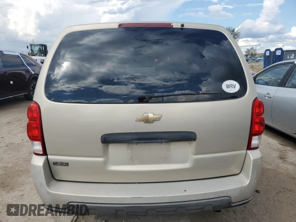 2007 Chevrolet Uplander LS Fleet with VIN 1GNDV23W97D193807, listed as a Copart auction lot 74736844 with 0 mi miles and Salvage Title. Bid and sale history available at carsss.com. Image 6.