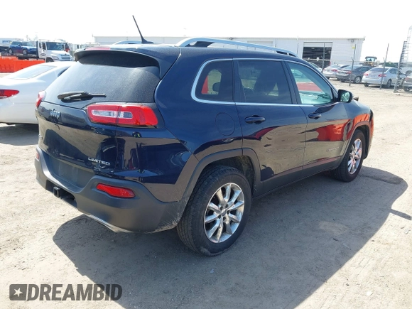2015 Jeep Cherokee Limited with VIN 1C4PJMDS5FW649720, listed as a IAAI auction lot 42046740 with 158,147 mi miles. Bid and sale history available at carsss.com. Image 4.