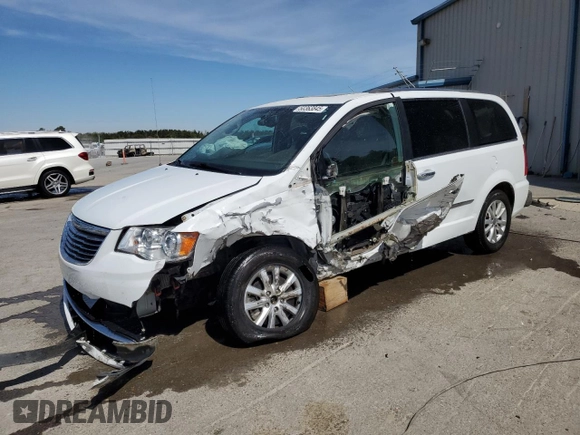 2016 Chrysler Town & Country Limited Platinum with VIN 2C4RC1GG7GR121101, listed as a Copart auction lot 50363845 with 95,022 mi miles and Salvage Title. Bid and sale history available at carsss.com. Image 1.