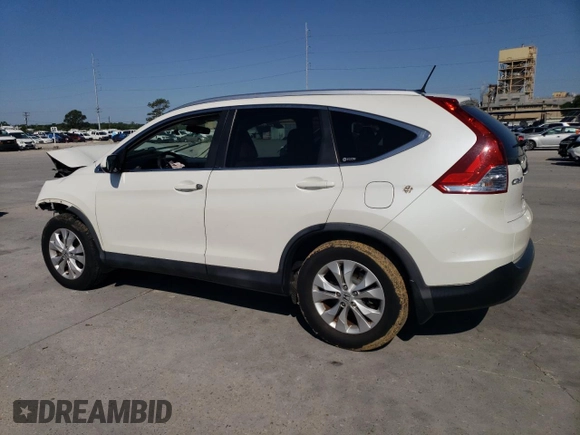 2012 Honda CR-V EX-L with VIN 5J6RM3H73CL042996, listed as a Copart auction lot 52128625 with 181,853 mi miles and Salvage Title. Bid and sale history available at carsss.com. Image 2.